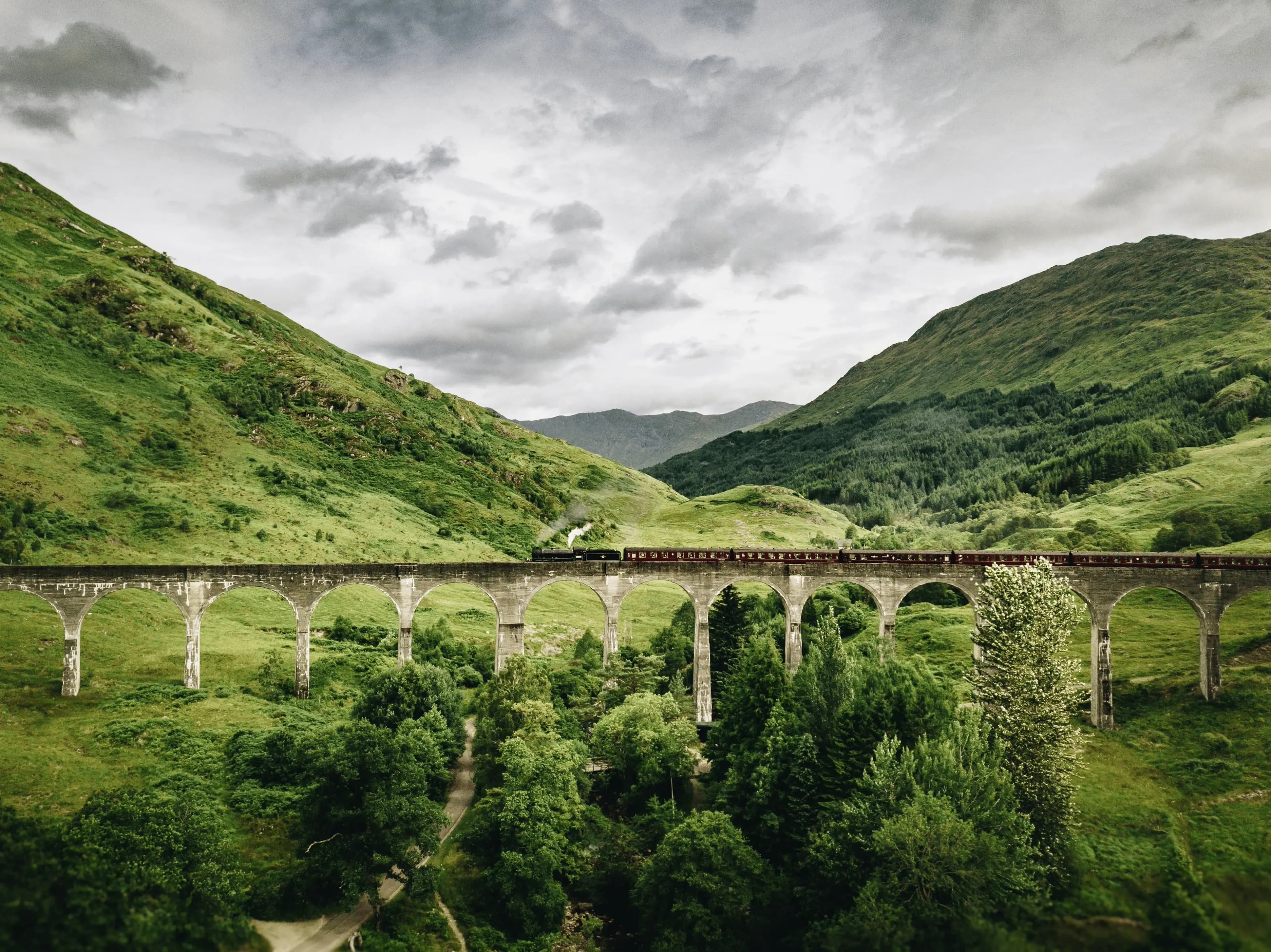 About Us — Glenfinnan viaduct, Scottish highlands (what we do)