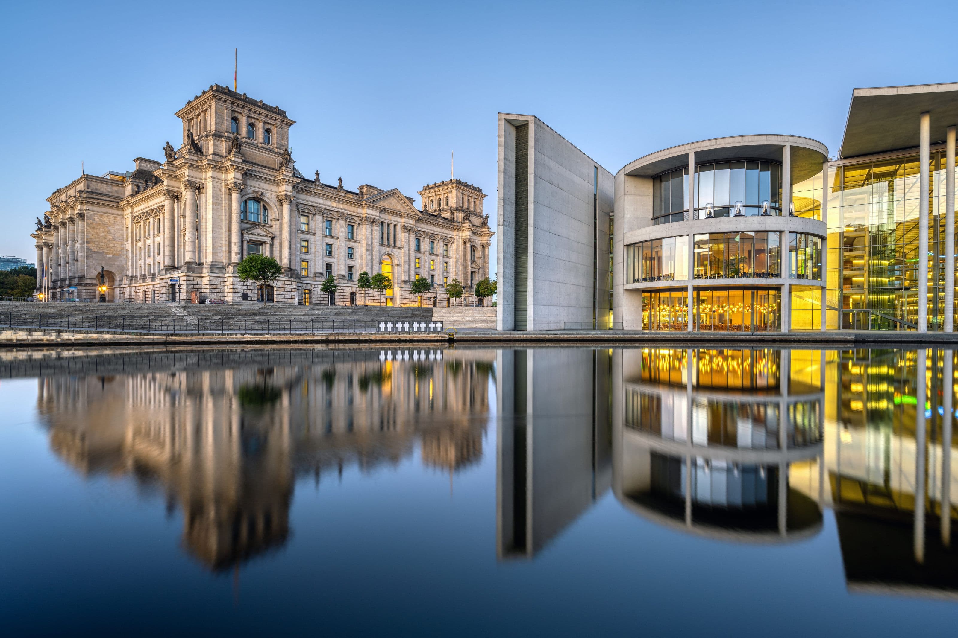 the-reichstag-and-the-paul-loebe-haus-at-twilight